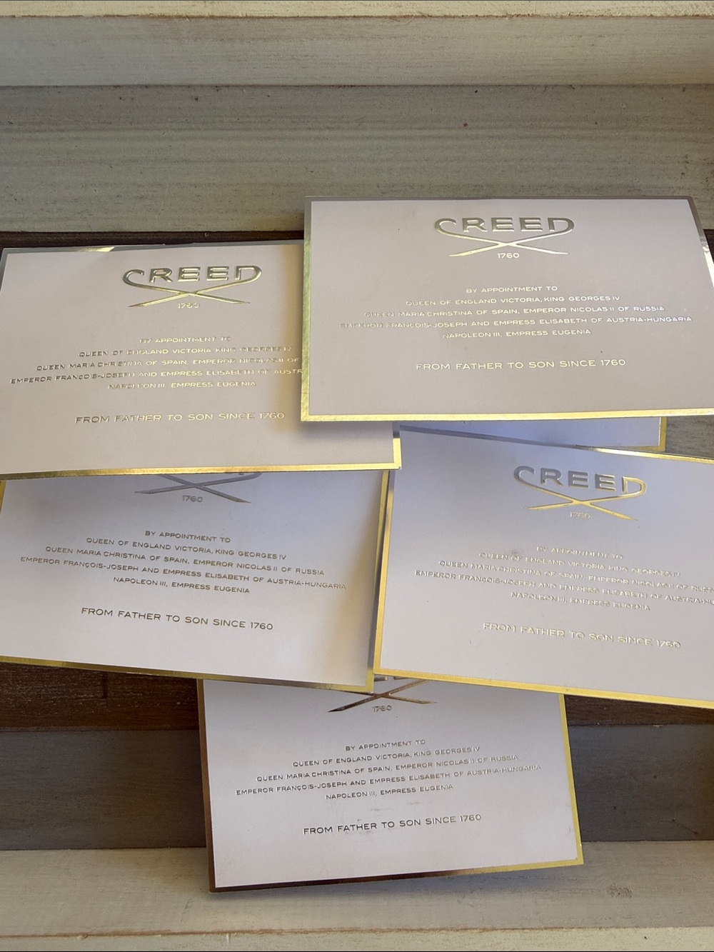 5 x 2 ml Sample Creed Aventus Perfume